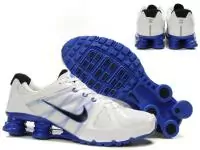 nike shox promos agent rivaly blanc noir sapphire hommes chaussures